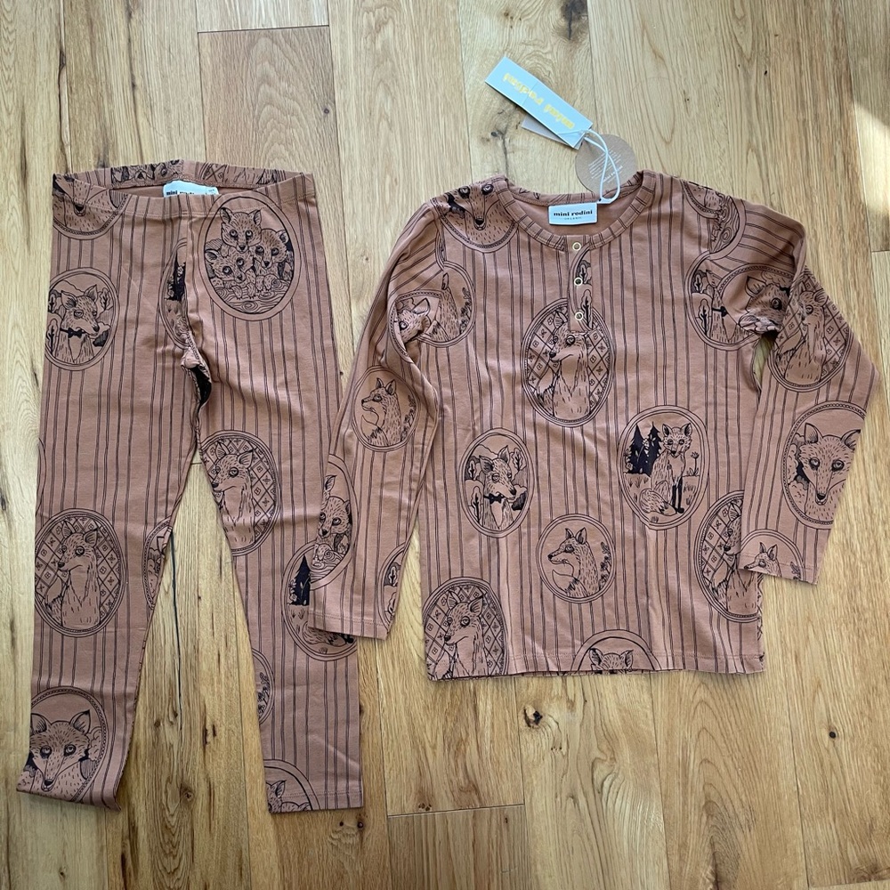 Mini Rodini Fox family set